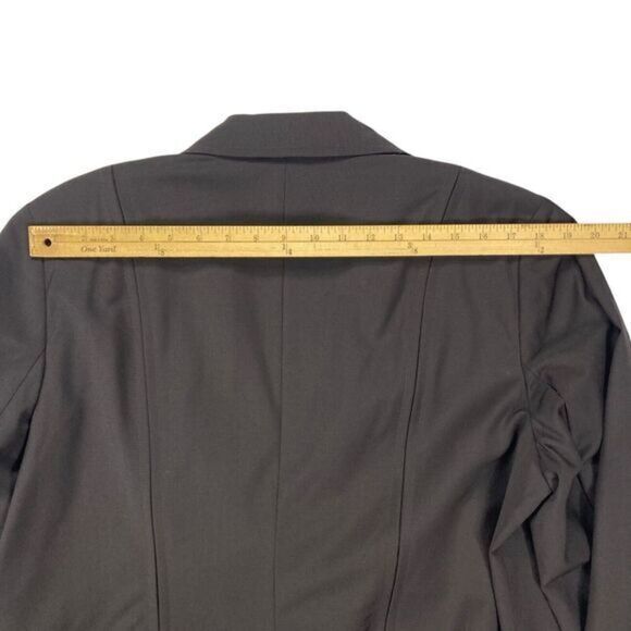 Talbots Single Button Wool Blazer Women 16W Brown Career Professional Modest New - Picture 16 of 16